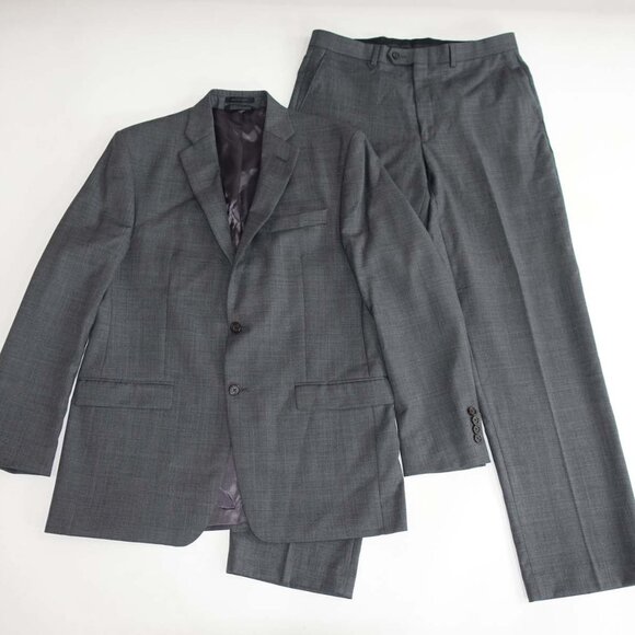 Lauren Ralph Lauren Men's 2 Button Suit Size 42 Long 34 x 32 Medium Gray 42L EUC